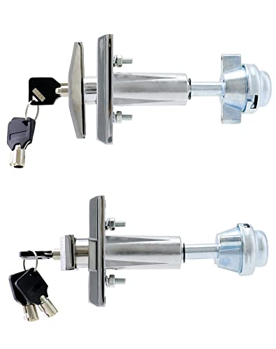 Qwork Vending Machines Lock With 3 Keys, Soda Snack Candy Coffee Food Vending Machine Lock, Universal Candy Machine Lock Replacement, Keyed Different #TOP1