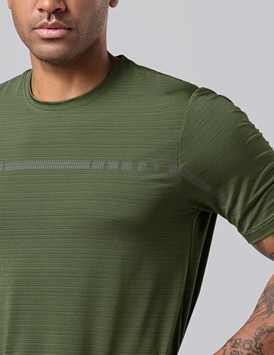 Image of 5 Pack Men's Active Quick Dry Crew Neck T Shirts | Athletic Running Gym Workout Short Sleeve Tee Tops Bulk