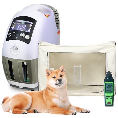 【犬・猫対応】 酸素発生器 ペット MAF mini1.5 酸素室 3点セット(M) 【約5000時間連続稼働・軽量・静音設計】PSEマーク取得