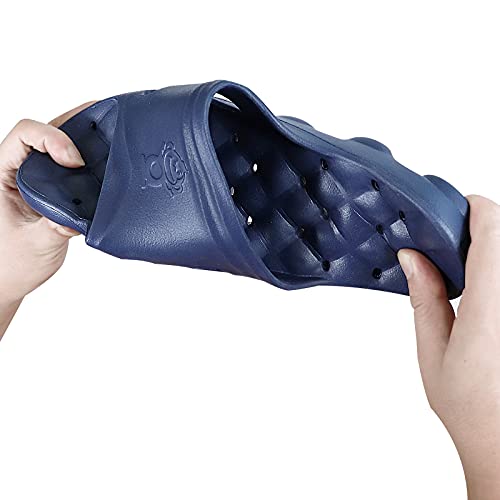 Image of BAI HOU Unisex-Adult Shower Slippers, EVA Non-Slip Open Toe Slides, Quick Drying, Anti-Slip, Pink