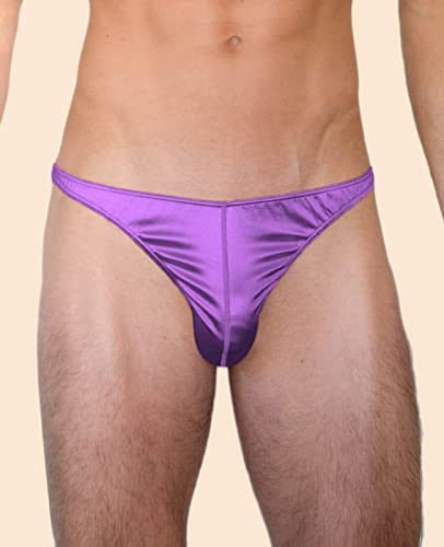B2BODY Satin Mens Thongs Underwear Panties Silky Sexy Man G String Thong Undies3