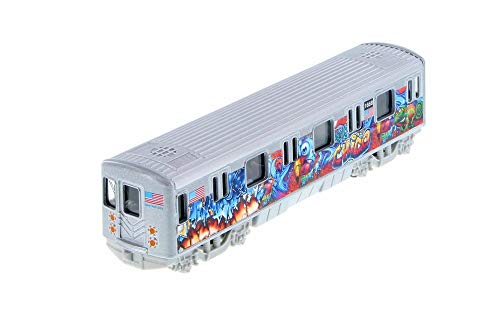 Modelo a Escala 1:43 Metro Subway con Grafiti Azul miniatura 1