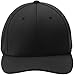 Joe's USA Premium Flex Fit Hat - High Performance Cool & Dry Baseball Caps in 7 Colors Black