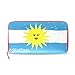 Distressed Argentinien Flag Damen Leder Geldbörse Clutch, Kartenhalter Geldbörse Handtasche Geschenk für Ihr Mädchen