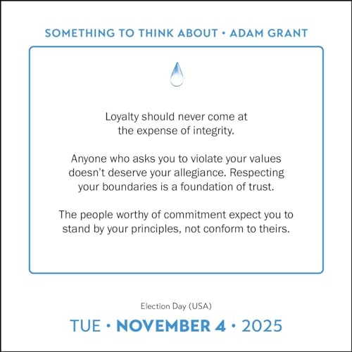 Adam Grant 2025 Day-to-Day Calendar: Something to Think About: Daily Insight from the Psychologist and Author - Image 4