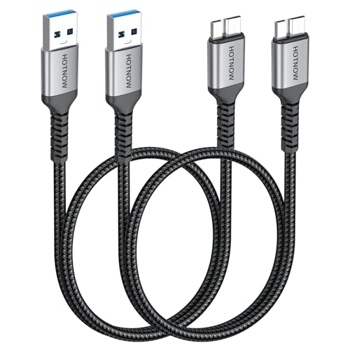 HOTNOW �Z�� USB 3.0 Micro B �P�[�u�� 0.5M 2�{�A10Gbps USB A to Micro B �P�[�u�� �����f�[�^�]�� | �O�t��hdd�P�[�u��| �O�t��HDD/SSD�A�󏷁A����Canvio�A�J�����AGalaxy S5�AN