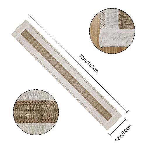 Runner da Tavolo in Macramè 30x180cm Runner Tavolo...