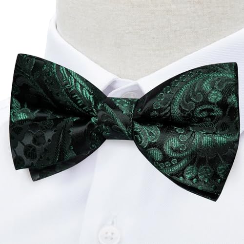 Corbatín Paisley para Hombre Ajustable de Seda miniatura 2