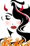  Designer Notebook: 6x9, 110 page, blank college ruled paper, Stylish, Designer, Beautiful and Modern She Devil Notebook, Journal, \