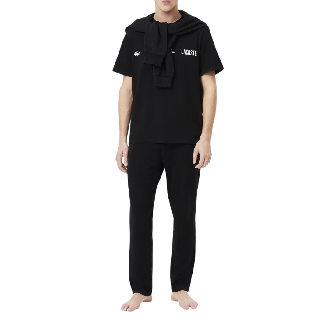 

                                                    Lacoste Men's Straight Fit Pajama Pant With Croc W