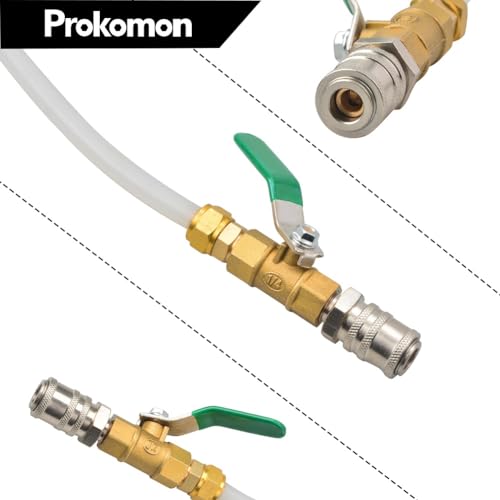 Prokomon 3 Liters Transmission Fluid Pump; Fluid Transfer Pump; Manual Oil Pump; Oil Filling Filler System Tool with 8 Pcs Adapters