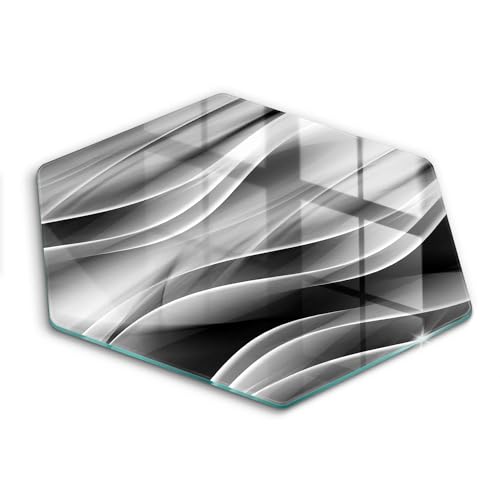Planche à découper induction Wallfluent protège plaque cuisson verre hectogonal résistant