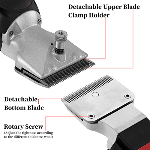 Duckboy DB-F8-LD-T Heavy Duty Clippers For Thick Coats Animals, 500W Professional Electric Shearing Machine For Horse Pony Cattle And Large Dogs Livestocks Grooming thumb #1