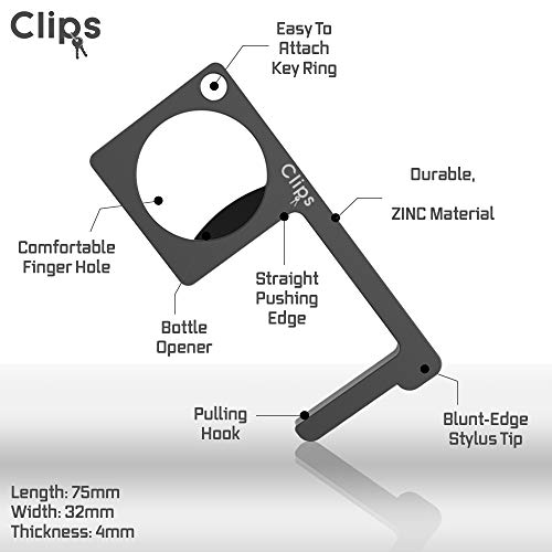 Smart Compact Key Holder Keychain - Made Of Carbon Fiber & Stainless Steel- Pocket Organizer Up To 38 Keys- Lightweight, Strong Includes Bottle Opener, Carabiner & More (G - Multitool Keychain) #TOP2