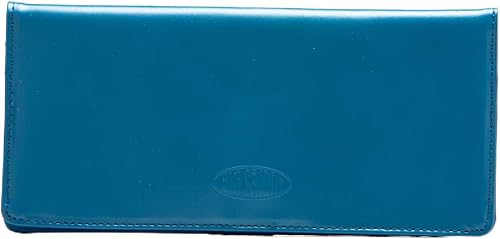 Big Skinny Women's Executive Leather Bi-Fold Checkbook Slim Wallet, Holds Up to 