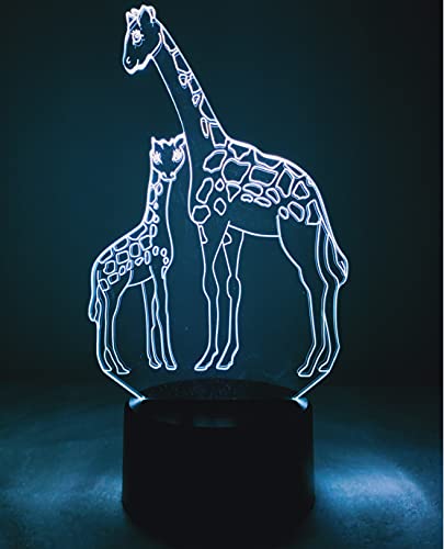 Lampada 3D Castello Islamico Con Illusione Ottica - 16 Colori LED Con Telecomando, Ricaricabile USB, Luce Notturna Da Tavolo, Regalo Bambini