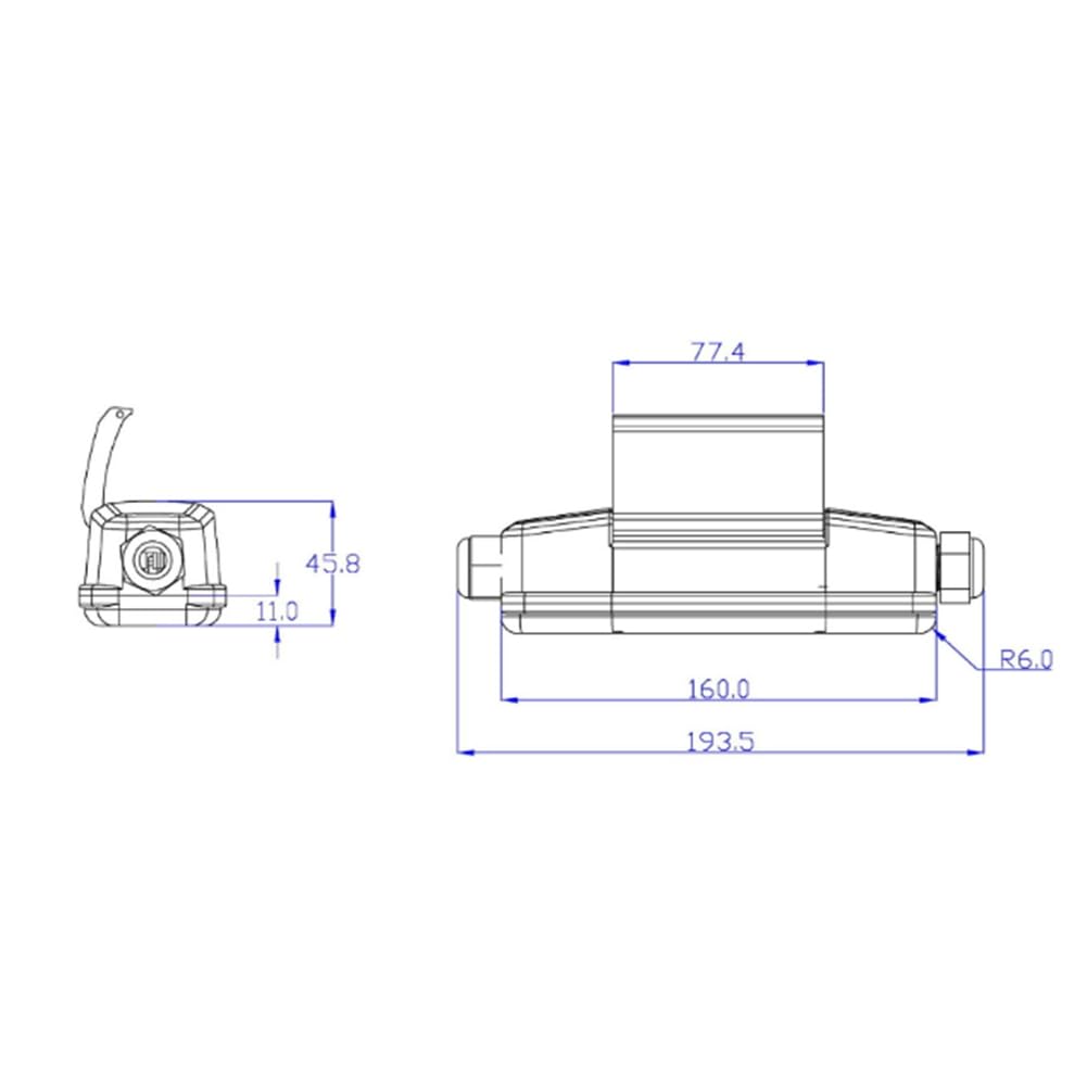 Interruttore di sicurezza intermedio, connettore RCD, PRCD 30 MA, antielettrico, per esterni
