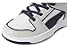 PUMA Rebound Layup Mid Hook and Loop Shoes (Little Kid) Sneaker, Glacial Gray/Navy/Rickie Orange, 1 US Unisex