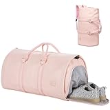 seyfocnia Convertible Travel Garment Bag,Carry on Garment Duffel Bag for Women - 3 in 1 Garment Backpack Hanging Suitcase Suit Business Travel Bag