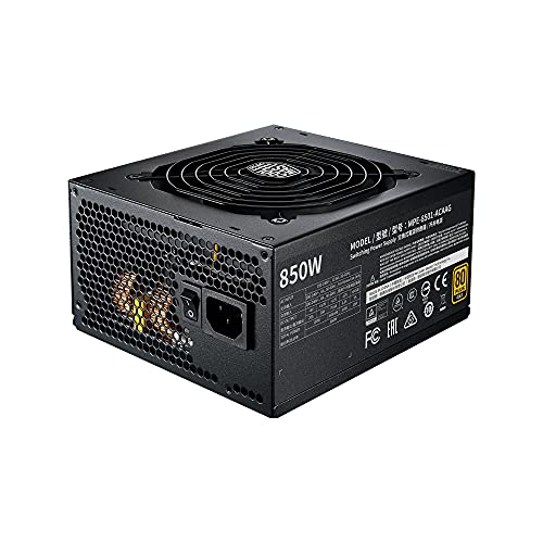 Alimentation PC 850W Cooler Master MWE Gold V2 bloc modulaire 80 Plus Gold ATX