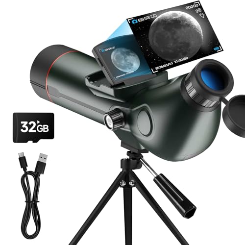 Smart Telescope Professional Refractor Auto-Focus Portable Digital Electronic Telescopes for Adults...