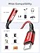 JSAUX USB Type C to 3.5mm Female Headphone Jack Adapter, USB C to Aux Audio Dongle Cable Cord Compatible with iPhone 15 Pro Max/15 Pro/15 Plus, Samsung Galaxy S23/S22/S21 Ultra, iPad Pro, Pixel -Red