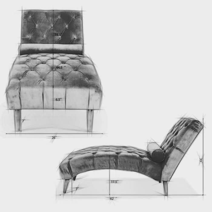 Image of Lazy Couch Blue Button Tuffted Color Sofa /Recliner Chaise Longue /Fabric recliners /for Bedroom /Living Room