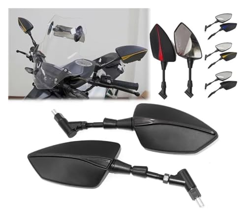 Espejo retrovisor lateral para moto BMW R1200GS con cristal convexo 4