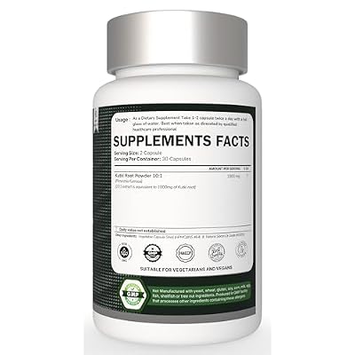 Organic Kutki Root Capsules, 60 Vegetarian Capsules, Non-GMO, Gluten Free, Certified Organic