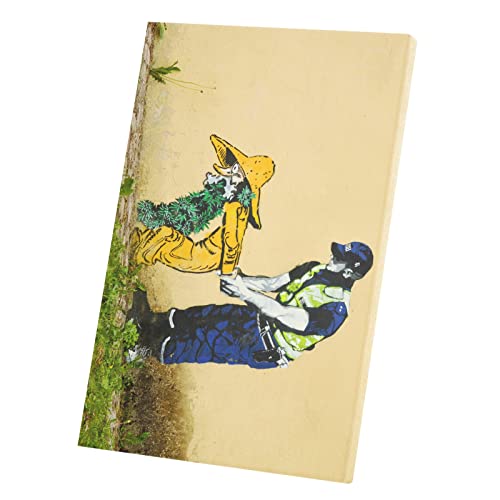 Toile graffiti Barbe Verte déco murale pour grand mur blanc 60x90