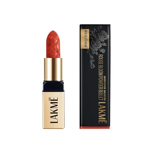 Image of LAKME LAKM Lakme Rouge Bloom Powder Matte Bullet Peach Petal 205-4gm