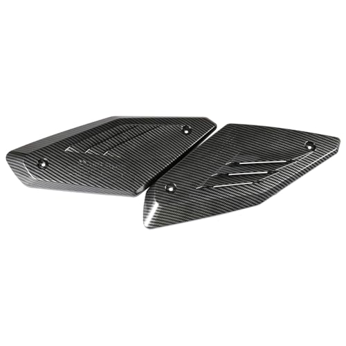 BIUGERCN Motorrad Luftansaugungsabdeckung Seitenbenzintankabdeckung Panelabdeckung Verkleidungsabdeckung Kohlefaser-Muster für CB650R 2019-2021