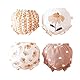 DUDUFUN 4 Pack of Baby Mädchen Kinder Baumwolle Unterwäsche Unterhosen Rüsche Hose Bloomer Shorts Baby Höschen Windelhöschen Kleinkinder Pumphose,6-18 Monate