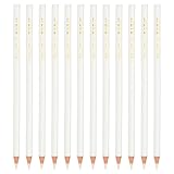 PATIKIL White Colored Pencils Set,12 Pcs Oil Color Pencils Wooden Coloring Drawing Pencil for Artists Art Painting