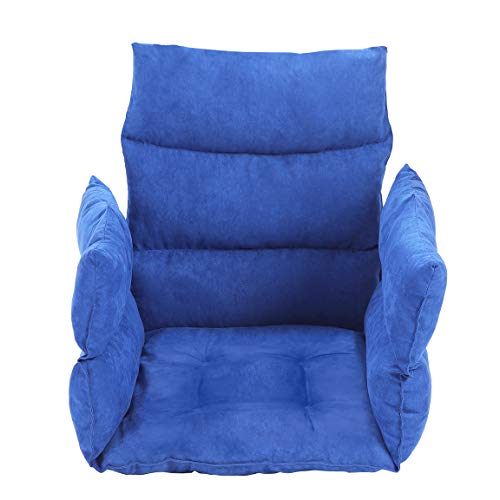 Divecode Wheelchair Cushion Soft Cotton Wheelchair Accessories Helps Prevent Pressure,Armrest And Support Coccyx& Back,Non- Slip, Blue #TOP3