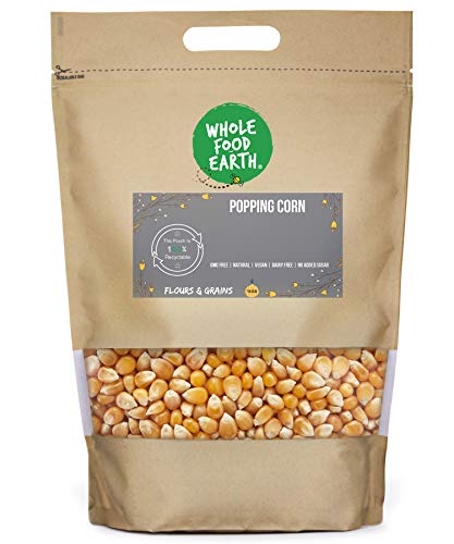 Wholefood Earth - Maíz para palomitas, 2 kg, sin transgénicos, natural
