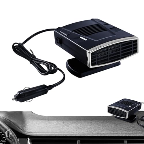 Calentador de Camping para Coche, Desempañador de Parabrisas | Calentador de coche con ventilador seguro para vehículos de 12 V - Calentador de parabrisas descongelador de coche, desempañador de parab