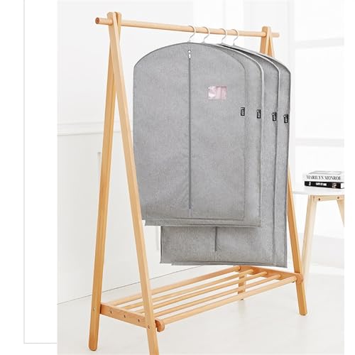Garment Bags Breathable Clothing Dust Cover, Coat Cover Dust Bag, Household Oxford Cloth Storage Case, Hanging Pocket Clothing dust Cover (Color : C, Size : 130 * 58cm)3