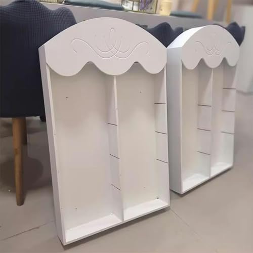 Vitrina de pared para esmaltes: adiós al desorden en peluquerías 8