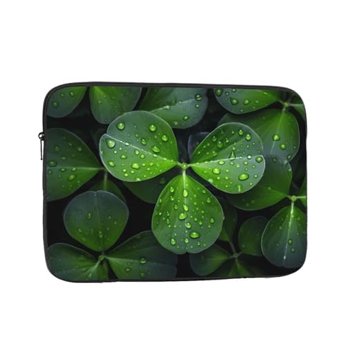 Clover Laptop Sleeve Case 12 Inch Suitable for Notebook Computer Tablet Traveling Carrying Simple Case