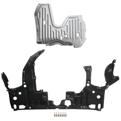 Image of Engine Splash Shield Guard Compatible with 2016-2017 Accord V6 3.5L L4 2.4L, 2017 Honda Accord L4 2.0L, Front Engine Case Guard Under Car Shield Cover, Replace 74110-T2F-A01