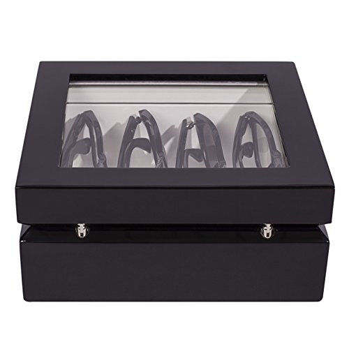 Image of OYOBox Mini Luxury Eyewear Organizer, Wood Display Box for Glasses + Sunglasses