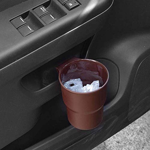 Portavasos para auto con gancho y soporte para botella color marrón miniatura 4