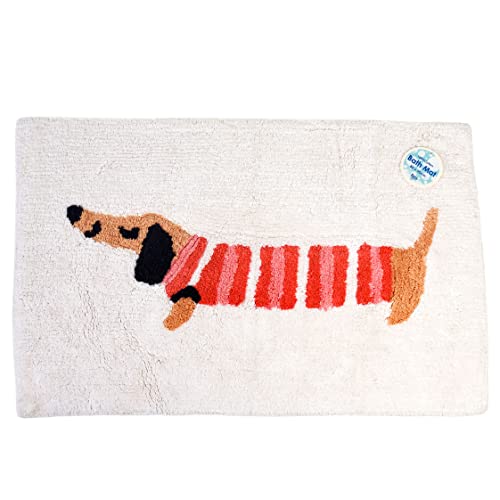 Rex London Badematte mit Mini Dackel “Sausage Dog” Motiv