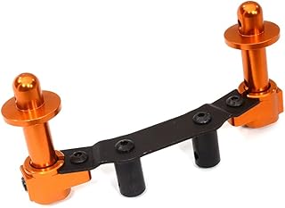 C31305ORANGE Billet Machined Front Body Mount Set for Arrma 1/10 Vorteks 4X4 3S BLX