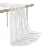 MDS® Pack of 10 Yard Lace Fabric 44' Wide, Floral Pattern Soft Rachelle Lace Trim Multipurpose Material for Sewing, Wedding Décor, Dresses, Crafts, Table Decorations & DIY Projects - White