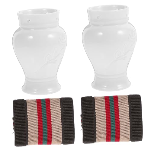 FRCOLOR 2sets Smart Moxibustion Jars Portable Moxa Heat Pack Moxibustion Burner Pot for Scraping Massager Random Color