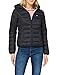 Produktbild Tommy Jeans Damen Tjw Hooded Quilted Zip Thru Jacke, Schwarz (Black), L