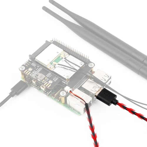 Adaptador PCIE a pequeño PCIe HAT+ Tarjeta de red módulo de expansión convertidor USB adaptador tarjeta WiFi para escritorio miniatura 6