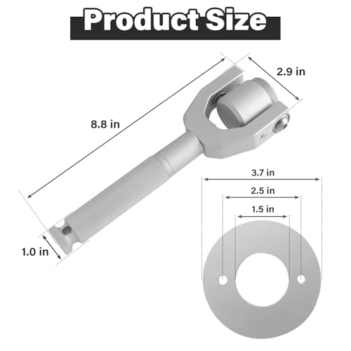 Image of X3 Belt Changing Tool,X3 Clutch Removal Kit Compatible with Can am Maverick X3 Max R RR Turbo 2017-2024, Belt Changing Tool, for 64 inch /72 inch Wheel Base Width (Silver)